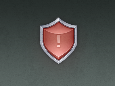 ! game icon shield warn zuui