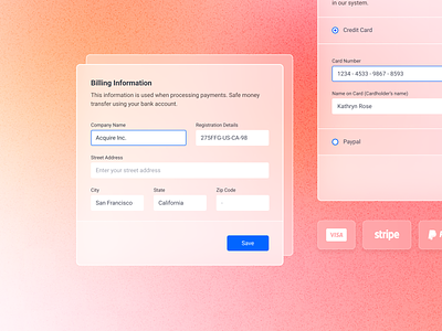 Billing UI Cards billing ui billing ux design elements design engineering product design product ui saas product software design ui ui card ui design ui elements user experience user interface ux