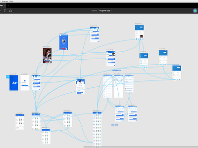 Something Big is Comming acquire app acquire.io app figma live chat mobile app prototyping wireframe design