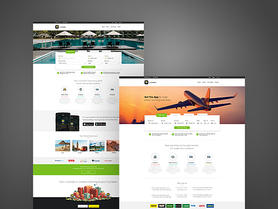 Old Project Page (2016) 2016 experience flight booking hotel hotel booking hotels old project portal ui user interface ux vori taxi vorri