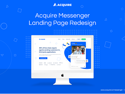 Acquire Messenger Landing Page Redesign