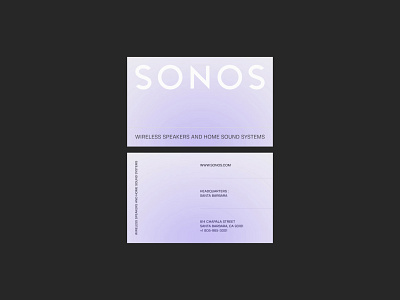 Sonos - Brand Identity