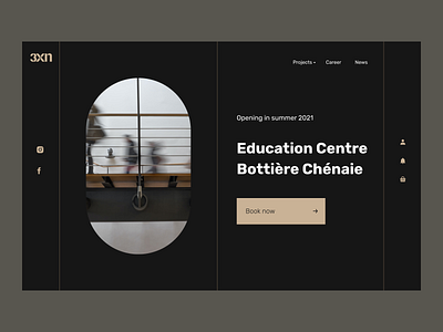 Education Centre concept design education centre ui ux web