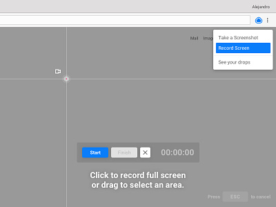 Chrome Extension capture chrome cloud extension files record screenshot ui web