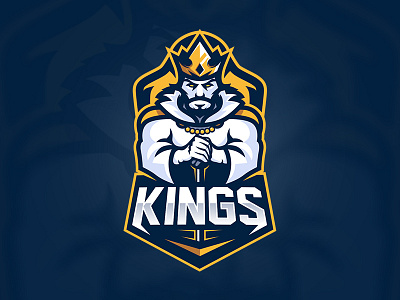 Kings Mascot Logo illustrator kings logo logo design mascot mascot logo
