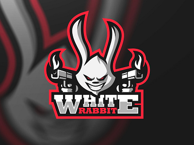 White Rabbit Gaming esports gaming illustrator logo white rabbit white rabbit gaming wrg xero xerodesignz