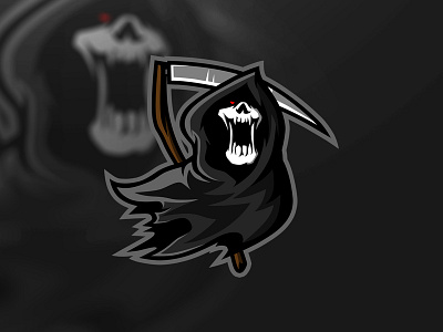 Reaper esports gaming illustrator logo reaper xero xerodesignz
