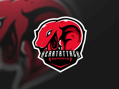 Heart Attack Esports esports gaming heart heart attack esports heartattack illustrator logo xero xerodesignz