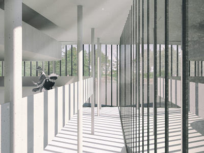 Concert Hall in Vinius 3dsmax arch architechture concert hall interior design lobby render rendering vilnius visualisation