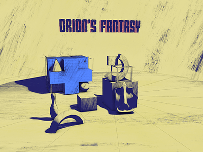 Orion's Fantasy 3d 3d art artwork cinema4d illustration typography