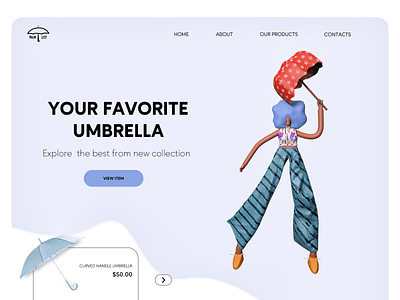 Landing page 3d art artwork cinema4d illustration minimal typography ui ux vector web