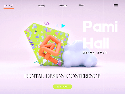 DIGITAL DESIGN 3d 3d art artwork cinema4d graphic design illustration landing page minimal motion graphics ui ux