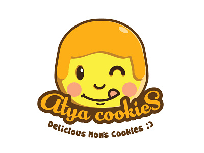 Atya Cookies Logo design graphic logo