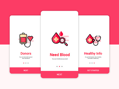 Give Blood onboarding