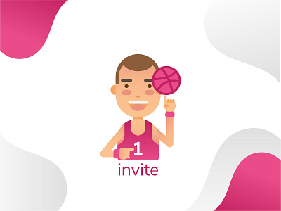 1 Dribbble Invitations