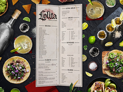 Lolita Cocina & Tequila Bar Tequila / Wine Menu