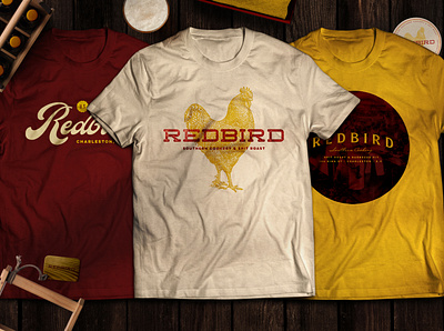 Redbird Apparel Design apparel branding creative agency design illustration logo logotype restaurant branding vector