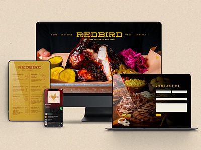 Redbird Digital and Web Design branding creative agency design graphic design illustration logo logotype menu design restaurant branding ui vector