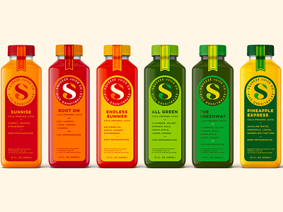 4 Squeeze Bottles 2 branding creative agency design illustration label logo logotype vector
