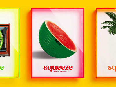 Squeeze Juice Co. Artwork branding creative agency design illustration logo logotype vector