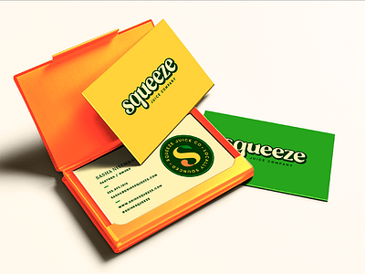 Squeeze Juice Co. Business Card