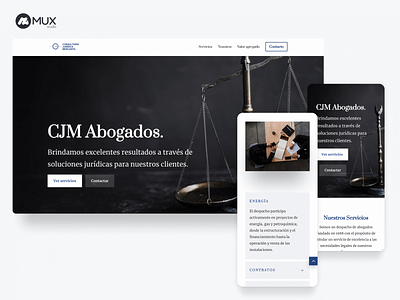 Web project for a law firm in Monterrey branding lawyer minimal uidesign uxdesign web webdesign
