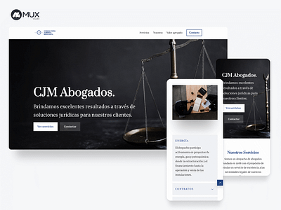 Web project for a law firm in Monterrey