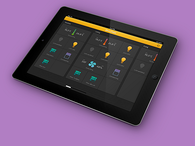 Smarthome remote app tablet