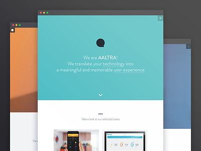 Aaltra portfolio website css design experience html portfolio user website