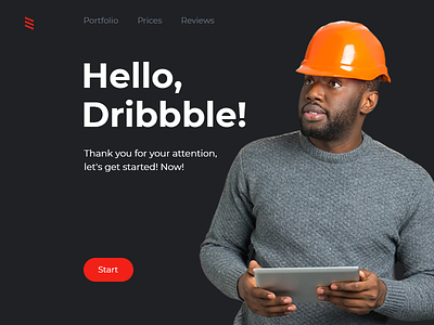 Hello, Dribbble! portfolio studio ui ux webdesign