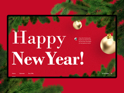 Happy 2020!🎁🎄 2020 abstract design minimal new year simple studio typography ui ux webdesign