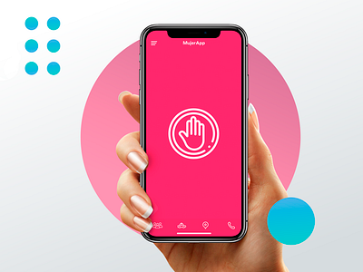 App Mujerapp - Botón de Pánico android application designapp inspiration security app ui uidesign woman