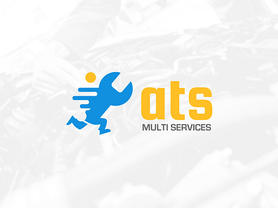 Logo ats Multiservices design electric ilustration inspiration logo logo design logodesigner logotype mechanic services