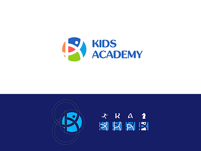 Kids academy | Logo design brand brand design brand identity branding branding design design golden ratio kids logo logo design logodesign logotype school