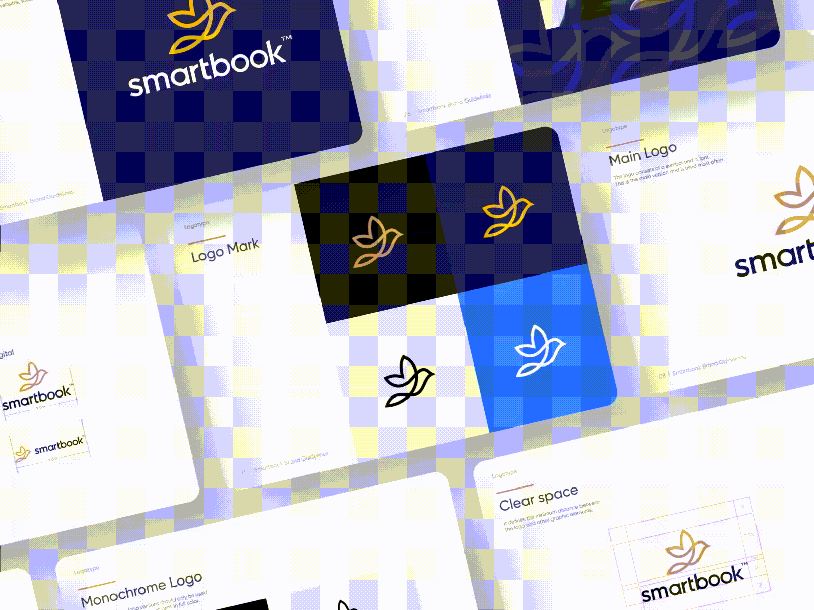 Smartbook | Brand guidelines design brand brand design brand identity branding branding design guideline guidelines identity logo logo design motion typography