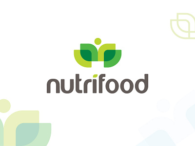 Nutrifood | Logo | Natural logo | Branding brand brand design brand identity branding branding design green identity logo logo design logodesign natural