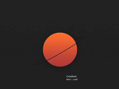 Grad gradient gradient color planet