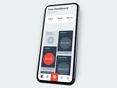 Dashboard UI adobe xd app branding dailyui design illustration illustrator mobile ui ux vector