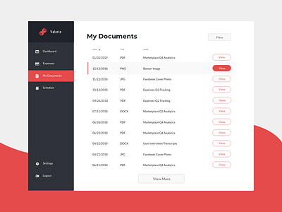 Document Tracking - UI 02 adobe xd autoanimate branding dailyui design illustration illustrator sketch ui vector web