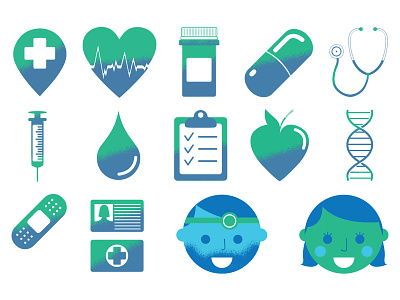 15 Medical Icons icon app icon design icon set medical app medical design medical illustration