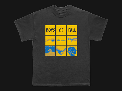 Boys of Fall band band design illustraion illustration merch photoshop