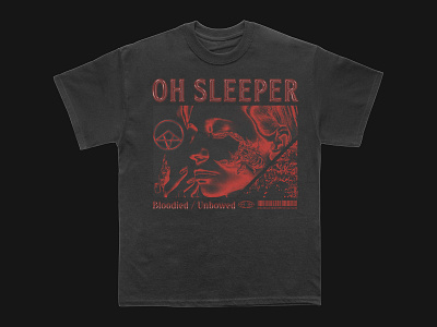 oh sleeper album art band band design branding illustration merch photoshop