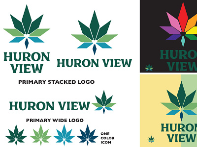 Huron View Dispensary 420 cannabis cannabis design cannabis logo cannabis packaging weed