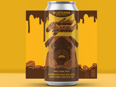 Dog'gone Brewery can design package design packaging