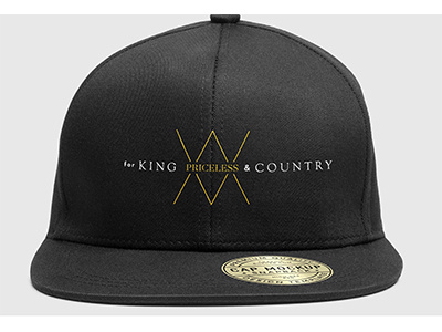 For King & Country's band hat illustration merch