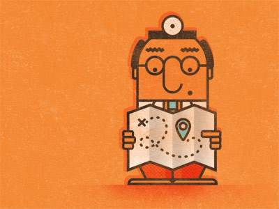 Dr. Guide You illustration texture