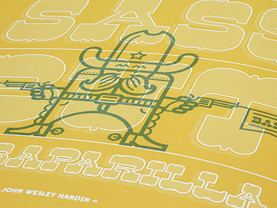 Lost Type: Sheriff Dude dude illustration western lost type