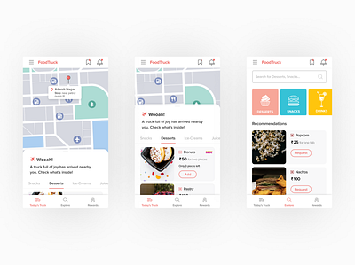 FoodTruck - Designing for an online food service app design branding landingpage product design ui uiux ux visual design