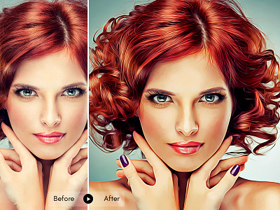 Realistic Oil Painting Actions action add ons comics effect glow illustration oil oil on canvas oil paint paint photo photo effects portrait realistic oil paint skin
