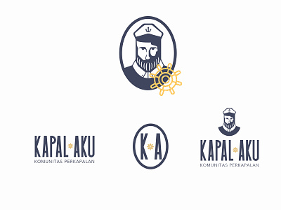 Kapal Aku Logo Redesign design illustration logo